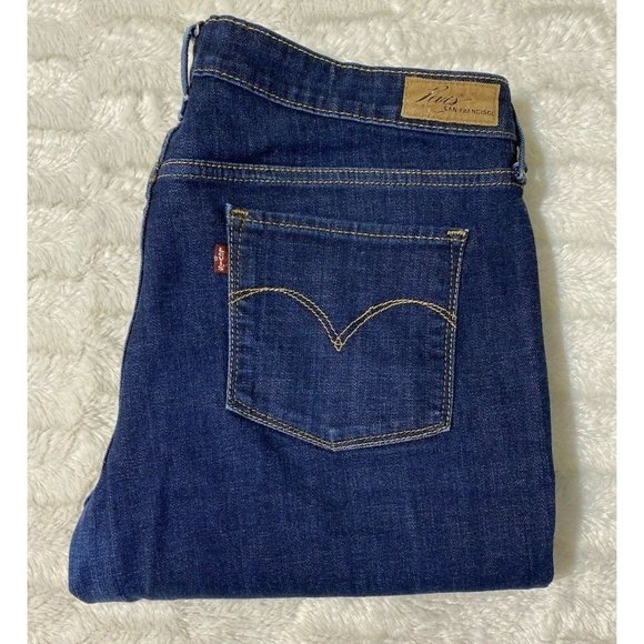 Levi's San Fransisco Womens Jeans sz 14 Slight Curvy Boot Cut (32x30 msrd) - Picture 1 of 12